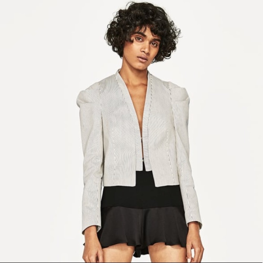 Zara Short striped jacket